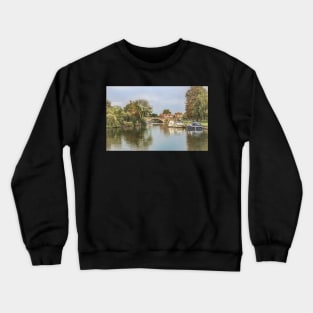 Abingdon Bridge Over The Thames Crewneck Sweatshirt